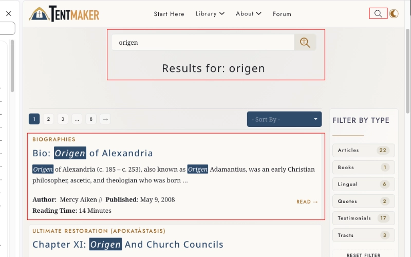 Search For New Website Image